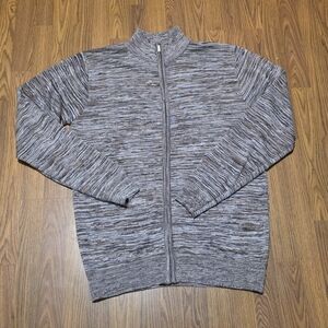 Stillwater Supply Co Mens XXL Grey Heather Full Zip Sweater Jacket Gorpcore F10
